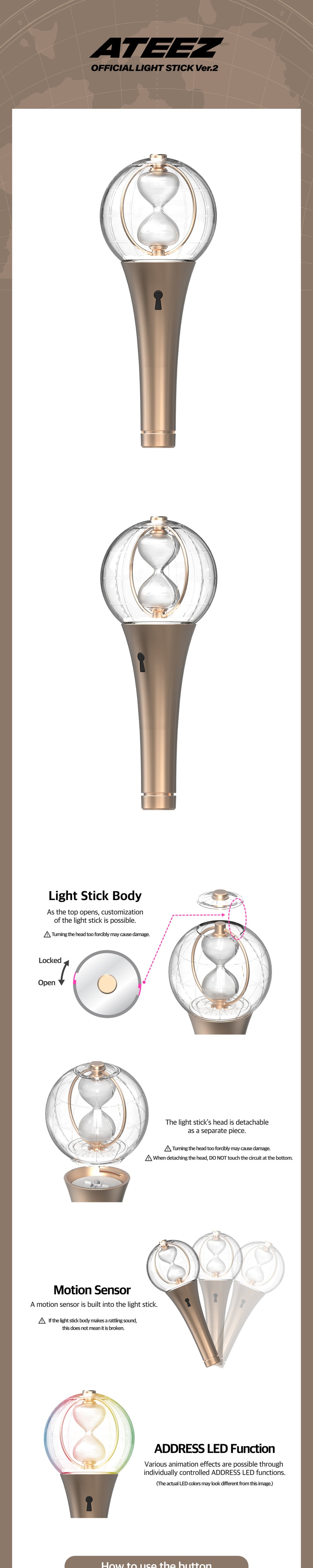 ATEEZ - OFFICIAL LIGHT STICK Ver.2