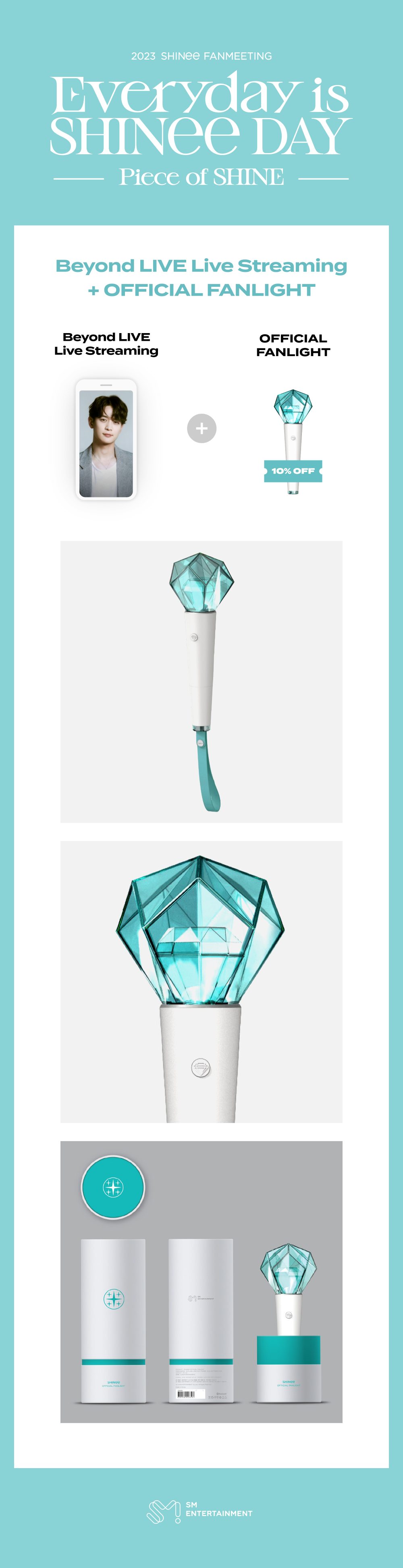 Beyond LIVE – 2023 SHINee Fanmeeting [ Everyday is SHINee DAY - 'Piece of SHINE' ] Live Streaming + OFFICIAL FANLIGHT